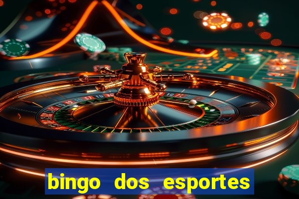 bingo dos esportes para imprimir